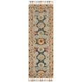 thumbnail image 1 of Safavieh Aspen Collection APN110A Handmade Boho Braided Tassel Wool Runner, 2'3" x 9' , Grey / Navy, 1 of 1