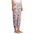 thumbnail image 4 of Warner Bros. by Friends Printed Weekend Easy Care Elastic Waistband Pajamas (Women's or Women's Plus) 1 Pack, 4 of 7