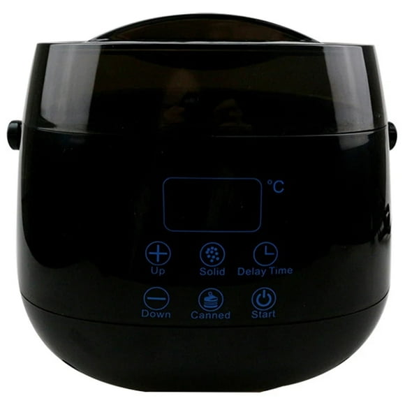 LCD Monitor Wax Warmer Machine - Wax Pot with Wax Beans - Paraffin Hair Removal Tool - Personal Care Spa Smart Tools, Black