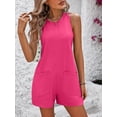thumbnail image 3 of Summer Women's Loose Casual Pants Backless Ladies Outdoor Sleeveless Jumpsuit, 3 of 5
