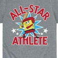 thumbnail image 3 of SpongeBob SquarePants - American All Star - Toddler And Youth Short Sleeve Graphic T-Shirt, 3 of 6