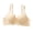 Beige, variant on Jamicy Women's Comfy Bras Adjustable Straps Push Up Bra Embroidery Fashion Underwire Basic Everyday Classic Soft Padded Smooth Bras
