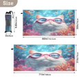 thumbnail image 4 of Quick-Dry Beach Towel 71x31in with Storage Bag, Sand Free Microfiber Towel for Travel, Swimming, Camping Diving Cat, 4 of 9