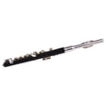 thumbnail image 1 of Instruments Piccolo Instrument ABS Tubing White Copper Silver Plated C Key Piccolo Flute for Beginners Students with Hard Case Cleaning Rod Cloth and Gloves, 1 of 7