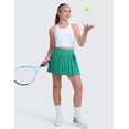 thumbnail image 2 of CRZ YOGA Girls Feathery-Fit Soft Athletic Pleated Skirts Tennis School Casual Skorts with Pockets Liner Kids Teen, 2 of 5