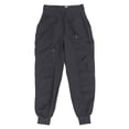 thumbnail image 3 of Pantalones deportivos de poliéster para mujer, holgados e informales, con bolsillos para correr (gris), talla XL, 3 of 14