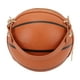 thumbnail image 5 of Bolso de Hombro de Baloncesto para Mujer, Bolso Cruzado de Cuero de Pu Con Hombro Redondo para Mujer, 5 of 7