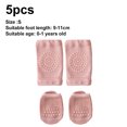 thumbnail image 2 of 5 Pairs Baby Crawling Anti-Slip Knee Pads and Anti-Slip Baby Socks Set Unisex, 2 of 5