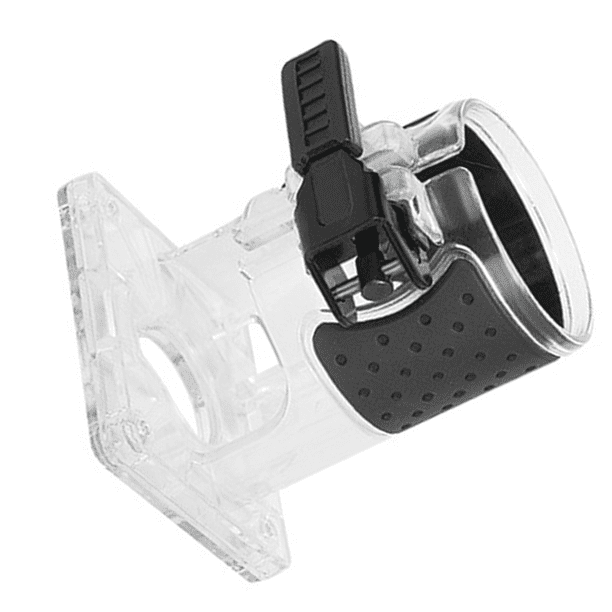 Transparent Adjustable Router Base For Electric Trimmer – Compatible With RT0701C & WU601, Plastic/Metal, 64.5mm Inner Hole