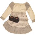 thumbnail image 2 of Mini Shatsu White Dress with Musical themesize 3T, 2 of 2