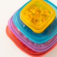 thumbnail image 3 of Libbey Serve It 8 Piece Glass Storage Container Set with 2 Cup, 6 Cup, 8 Cup, and 12.5 Cup Bowls and Multi Color Lids, 3 of 6