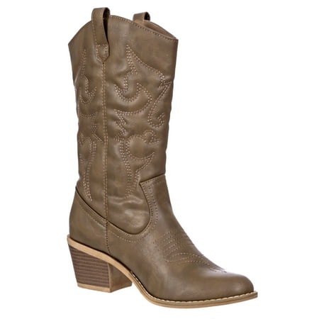 

Charles Albert Women s Embroidered Modern Western Cowboy Boot