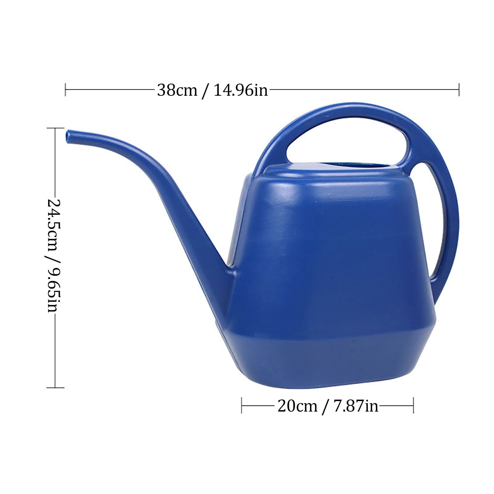 Large Water Can Long Spout with Shower Sprinkler Head PUSSAER Watering can Watering Cans for Outdoor Plants Gallon Plastic Indoor Watering Pot 3L Gray 