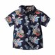 thumbnail image 1 of Odeerbi 1-9 Años Niños Camisa Hawaiana Verano Playa Camisas de Algodón Niños Manga Corta Blusa Tropical Flor Imprimir Camisa Ocio Tops, 1 of 9