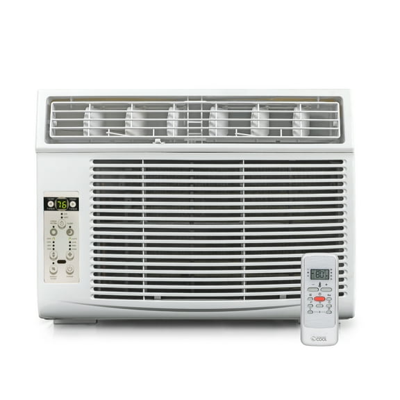 COMMERCIAL COOL 14,500 BTU Window Air Conditioner with Remote Control and Adjustable Thermostat, cools up to 750 Sq. Ft. with Electronic Controls & Digital Display CWAM145W6C