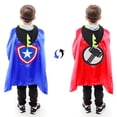 thumbnail image 3 of Conjunto de Capas y Disfraces INBVE Superhéroes Doble Cara para Niños, 3 of 3