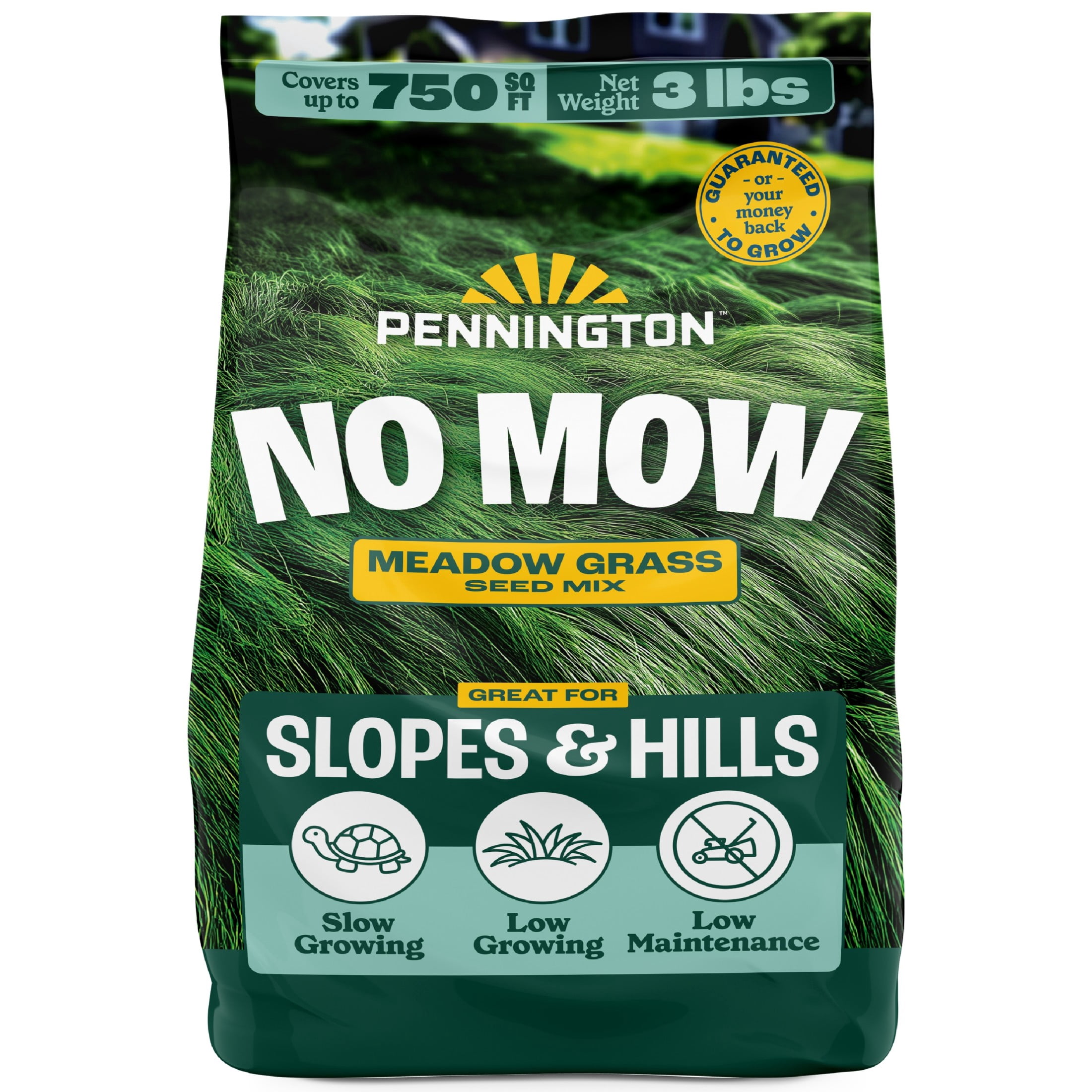 Pennington No Mow Grass Seed Mix 3lb for Low Maintenance Lawns