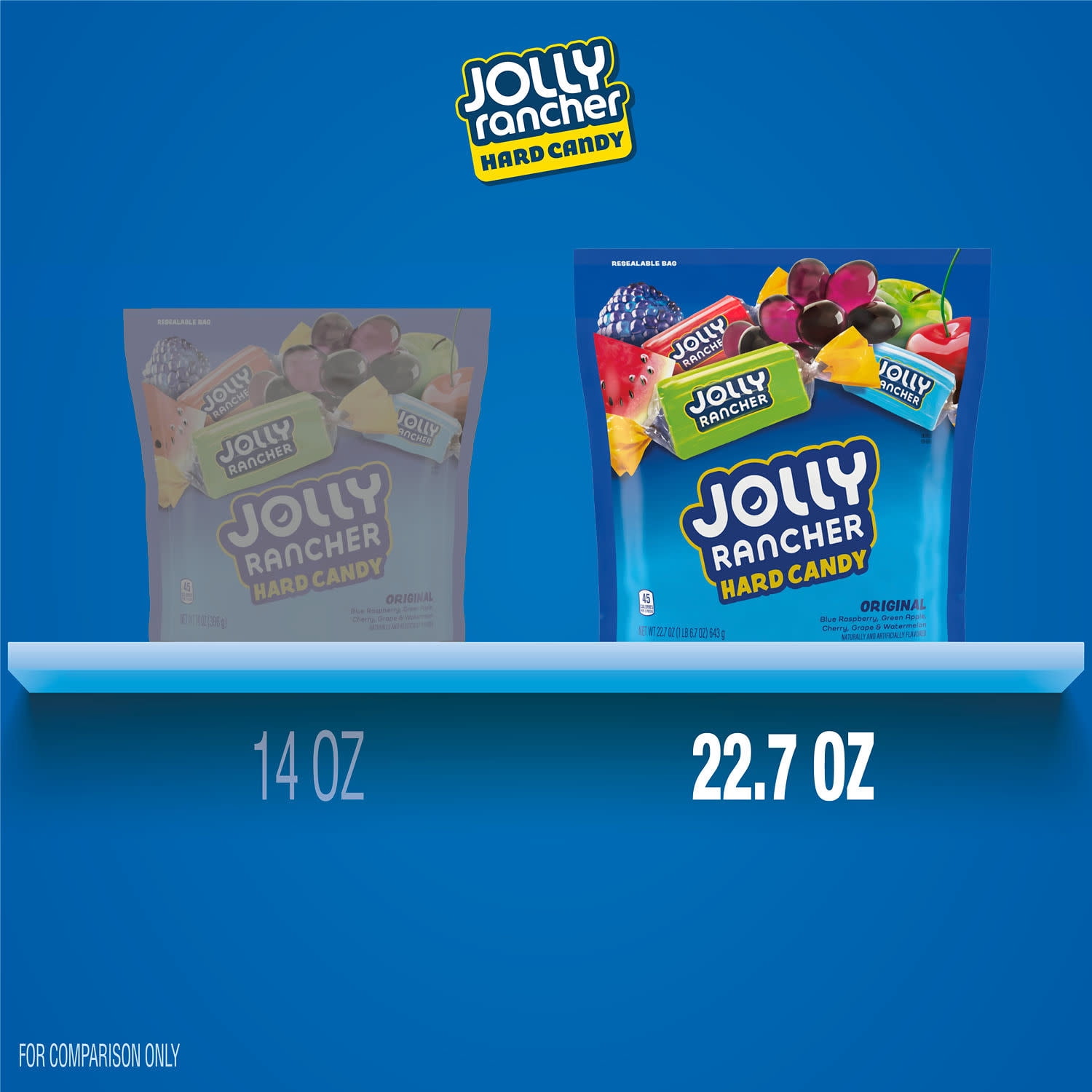 JOLLY RANCHER Original Fruit Flavored Hard Candy Bag, 22.7 oz