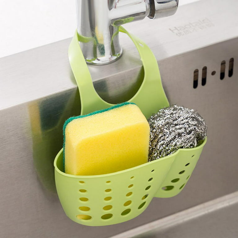 Kitchen Sink Rack Soap Sponge Drainer Rack Holder Basket Storage