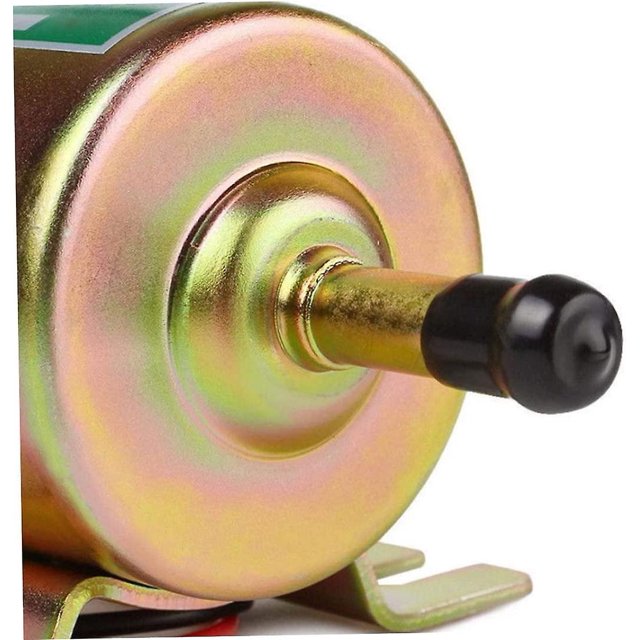 Accesorios para herramientas eléctricas Bomba de combustible Bomba de transferencia de combustible electrónica 12v Bomba universal en línea Hep-02a de metal para motor de carburador (1 pieza, dorado) ShuxiuWang 8390611623104