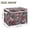 Red and White Feathers, variant on Iauyy Large Storage Box with Lid - Foldable Home Storage Bins for Clothes Toy Holiday Decor, Sea Starsu (42*32*30cm)