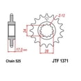 thumbnail image 3 of JT Front & Rear Sprocket Kit for Street HONDA CBR600 1997-1998, 3 of 5