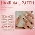 thumbnail image 2 of RAGUPEL 24Pcs Glue on Nails for Women,Silver Sequins Coffin Press on Nails,Glossy Finish Stick on Nails for Women,Nails Press on for Photoshoots,Stage Or Red Carpet,Style1, 2 of 7