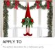 thumbnail image 5 of Bewildely Árbol de Navidad colgante Festival atmósferas decorativas Navidad colgante muñeca decoración al aire libre sombrero alto adorno Kits de decoración para fiestas, 5 of 6