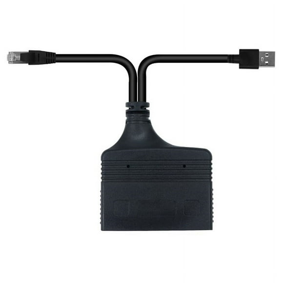 1 to 4 Gigabit Ethernet Splitter RJ45 Splitter Network Cable Splitter 1000Mbps High Speed LAN Network Splitter Male