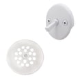 thumbnail image 1 of Westbrass R92-50 Kit De Drenaje Para Bañera Y Ducha Con Palanca De Viaje De 3-1/8" Con Placa Frontal De Desbordamiento De 2 Orificios, 1 Paquete De Capa En Polvo Blanca, 1 of 5