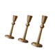 thumbnail image 4 of Candelabros de pilar de 3 piezas Soledad para decoración del hogar eventos especiales bodas Oro, 4 of 9