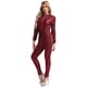 thumbnail image 4 of Mono metálico brillante para mujer, mono Disco Rave, ropa de discoteca de baile en barra, pantalones largos con cremallera frontal de manga larga, mono, 4 of 5