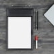 thumbnail image 4 of Carpeta con portapapeles A4, bloc de notas, organizador de documentos y accesorios de oficina Negro con ranura para bolígrafo, 4 of 6