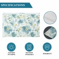 thumbnail image 5 of Summer Vintage Blue Flowers Placemats Set of 6,Wipeable Washable Table Mats for Dining Tables, Watercolor Pastoral Floral Place Mats for Kitchen Event Party Tabletop Decor, 5 of 9