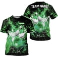thumbnail image 6 of Personalized Name Bowling Shirts for Men and Women 3D, Bowling Shirts for Team Bowling, Bowling Shirts Gift (Teal, 4XL), 6 of 10