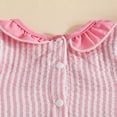 thumbnail image 6 of Leey-World Baby Girl Preemie Clothes Baby Girls' Woven Sleeveless Romper Infant Boy One Piece Romper Toddler Boy Solid Color Jumpsuit(Light Pink,12-18 Months), 6 of 8