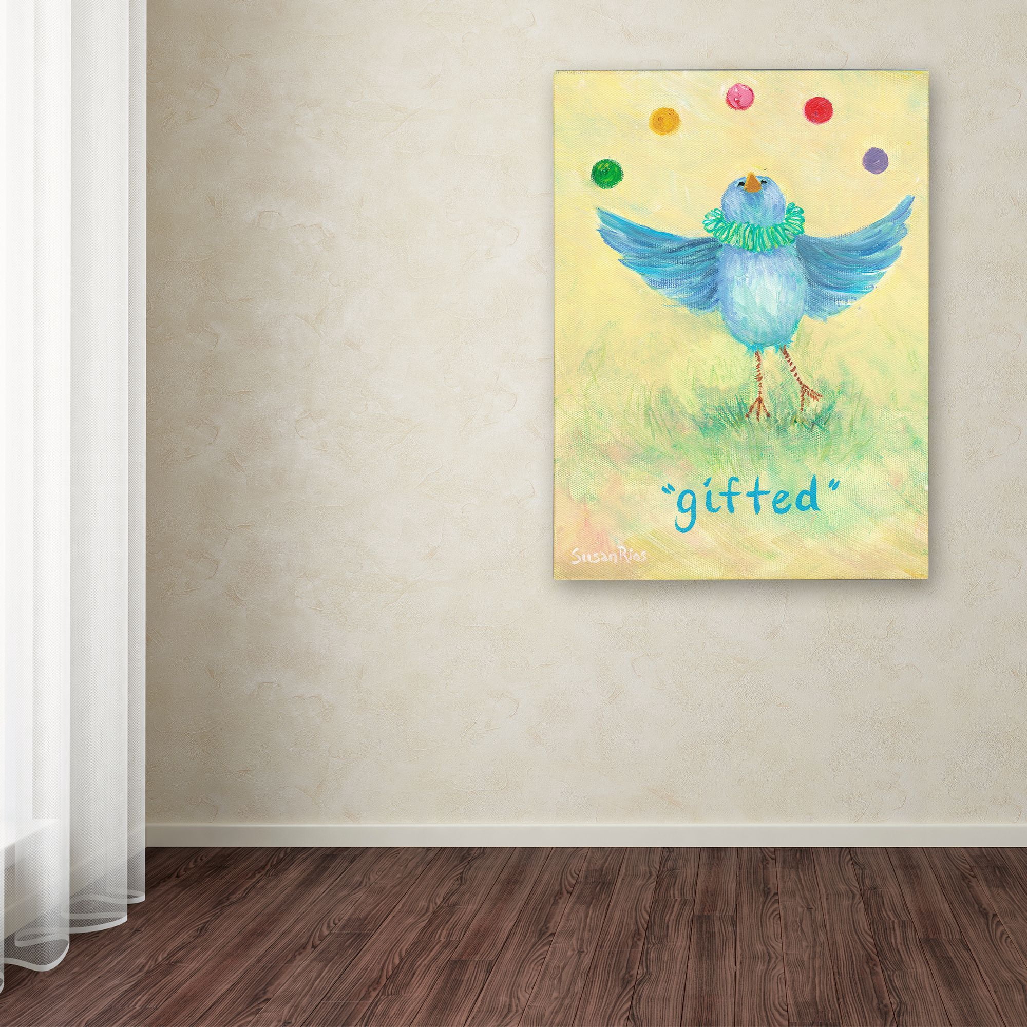 Trademark Fine Art 'Gifted' Canvas Art by Susan Rios