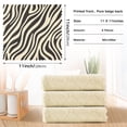 thumbnail image 6 of Yayeee 6 Pack Kitchen Dish Cloths for Washing Dishes Soft Absorbent Microfiber Towels, Black Lines, 6 of 9