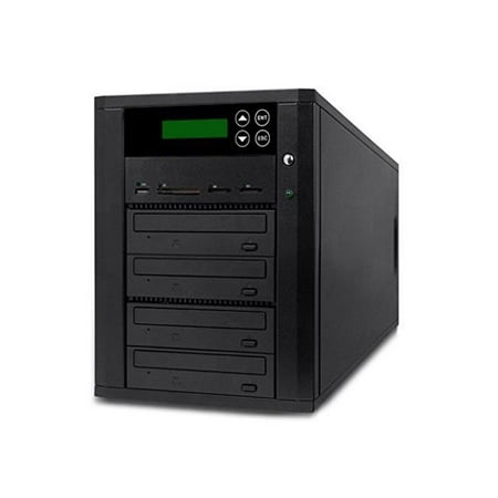 Compact Digital Usb - Acumen Disc Flash Memory Drive to Media Disc Duplicator with 1 to 3 Target DVD/CD Burners (with Memory Stick (MS), CompactFlash (CF), Secure Digital (SD), & USB Slots) - DV-903-SSP