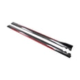 thumbnail image 2 of Faldones laterales universales para coche shamjiam Extensiones de faldones laterales de coche Fibra de Carbono Rojo, 2 of 8