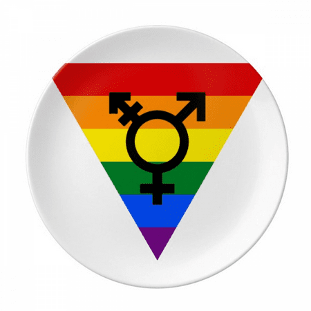 

Differentiation Identity Rainbow Equality Plate Decorative Porcelain Salver Tableware Dinner Dish