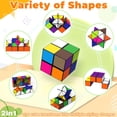 thumbnail image 2 of Juego de cubos mágicos Euclidean Star Cube 2 en 1 para niños y adultos, 2 of 9