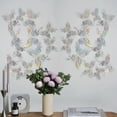 thumbnail image 4 of VerPetridure Metal Texture 3D Hollow Simulation Butterfly Hb019 Silver 3D Flying Hollow Butterfly Home Decoration Festive Party Layout Cardboard Butterfly Wall Sticker, 4 of 9