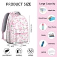 thumbnail image 6 of Flamingo Beach Day Backpack - Sand-Resistant Material, Wet Pocket for Swimsuits, Perfect for Coastal College Students & Summer Semester, 6 of 6
