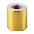 thumbnail image 2 of Qaailabf Heat Resistant Aluminum Foil Tape Roll, 1.97 x 1.81 Inch Self Adhesive Metal Duct Tape, High Temperature Insulation Tape for HVAC, Exhaust Pipes & Range Hood, Gold & Silver, Waterproof, 2 of 6
