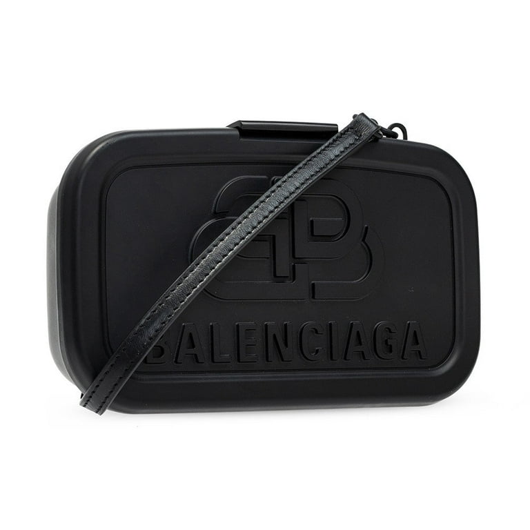 Balenciaga Lunch Box Black Shoulder Bag 638207 - Walmart.com