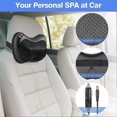 thumbnail image 4 of Shiatsu Massage Cushion, 8 Massage Nodes, Electric Neck Massager with 15 Minute Timer & 3 Speeds, Back Massager with Heating Function, Multi-Use for H, 4 of 5