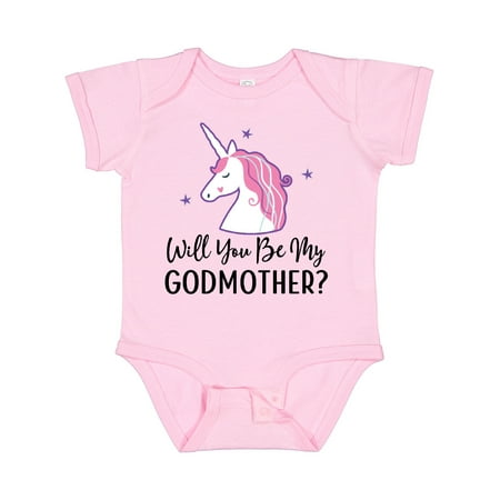 

Inktastic Godmother Proposal for Godparent Gift Baby Boy or Baby Girl Bodysuit
