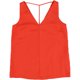 thumbnail image 1 of Blusa de punto bar III con espalda en V para mujer naranja extragrande, 1 of 2