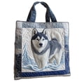 thumbnail image 2 of KEVCHE Quilted Tote Bag, Ocean Turtle Canvas Totes, Women Casual Shoulder Bag Handbag, Portable Fashion Beach Bag Grocery Bags, 2 of 3